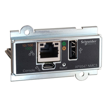 Device monitoring and management, Network Management Cards, NMC3 for Easy UPS 3S, 3M, 3L, Galaxy 3L & Galaxy PW, remote UPS m