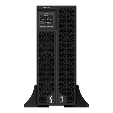 APC Smart-UPS On-Line, 6kVA, Rack/Tower, 230V, 2x IEC C13 + 1x IEC C19 + Hard wire outlets, Network Card, w/o rail kit - APC
