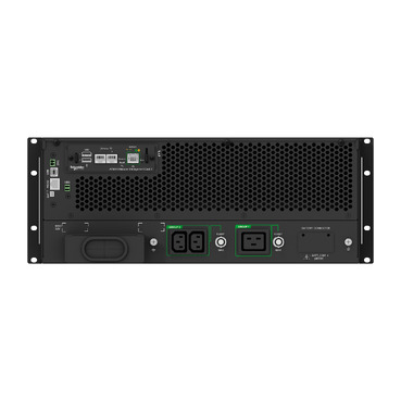 APC Smart-UPS On-Line, 6kVA, Rack/Tower, 230V, 2x IEC C13 + 1x IEC C19 + Hard wire outlets, Network Card, w/o rail kit - APC