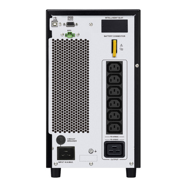 APC Easy UPS On-Line, 3kVA/2700W, Tower, 230V, 6x IEC C13 + 1x IEC C19 outlets, Intelligent Card Slot, LCD - APC