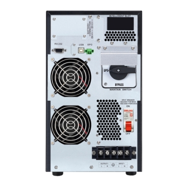APC Easy UPS On-Line, 6kVA/6kW, Tower, 230V, Hard wire 3-wire(1P+N+E) outlet, Intelligent Card Slot, LCD, Extended Runtime -