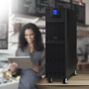 APC Easy UPS On-Line, 6kVA/6kW, Tower, 230V, Hard wire 3-wire(1P+N+E) outlet, Intelligent Card Slot, LCD